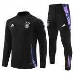 Njemačka Sweatshirt Za Trening Četvrt-Zip 2024-25 Crna Njemačka Sweatshirt Za Trening Četvrt-Zip 2024-25 Crna
